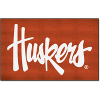 FANMATS 20659 Nebraska Cornhuskers Ulti-Mat Rug - 5ft. x 8ft. | Sports Fan Area Rug, Home Decor Rug and Tailgating Mat - "Huskers" Logo