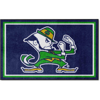 Fanmats 22267: Notre Dame Fighting Irish 4ft. x 6ft. Plush Area Rug, Leprechaun