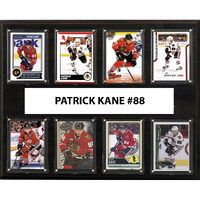 NHL Chicago Blackhawks Men's Patrick Kane 8-Card Plaque, Brown