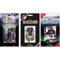 C&I Collectables MLS New England Revolution Men's 4 Different Licensed Trading Card Team Sets, White