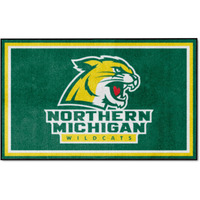 FANMATS 22129 NCAA - Northern Michigan 4'x6' Rug