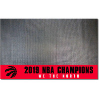 FANMATS 25323 Toronto Raptors Vinyl Grill Mat - 26in. x 42in. - Deck Patio Protective Mat | Oil, Flame, and UV Resistant - 2019 NBA Finals Champions