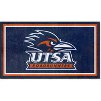 FANMATS 26965 NCAA UTSA Roadrunners 3ft. x 5ft. Plush Area Rug | Sports Fan Area Rug, Home Decor Rug and Tailgating Mat