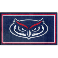 FANMATS 26984 NCAA FAU Owls 3ft. x 5ft. Plush Area Rug | Sports Fan Area Rug, Home Decor Rug and Tailgating Mat
