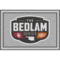 The Bedlam Series - Oklahoma / Oklahoma State 5ft. x 8 ft. Plush Area Rug