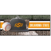 FANMATS 28013 NCAA - Oklahoma State Cowboys Baseball Runner Rug - 30in. x 72in. | Sports Fan Area Rug Mat and Tailgating Mat