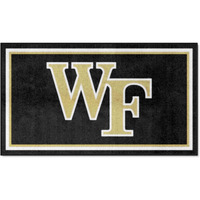 FANMATS 26936 NCAA Wake Forest Demon Deacons 3ft. x 5ft. Plush Area Rug | Sports Fan Area Rug, Home Decor Rug and Tailgating Mat