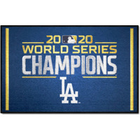 FANMATS 29260 MLB - Los Angeles Dodgers 2020 World Series Champions Rug - 19in. x 30in.| Sports Fan Home Decor Rug and Tailgating Mat