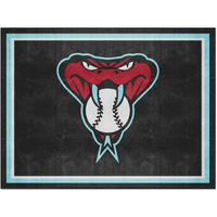 FANMATS 29012 Arizona Diamondbacks 8ft. x 10 ft. Plush Area Rug