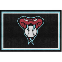FANMATS 29011 Arizona Diamondbacks 5ft. x 8 ft. Plush Area Rug