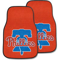 MLB - Philadelphia Phillies Carpet Car Mat Set - 2 Pieces