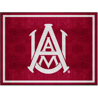FANMATS 32730 Alabama Agricultural & Mechanical University 8ft. x 10 ft. Plush Area Rug