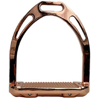 TuffRider Aluminum Stirrups 4 1/2 Rose Gold