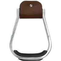 TuffRider Aluminum Western Stirrup 3" Neck Nickel
