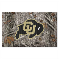 FANMATS 32888 University of Colorado Rubber Scraper Door Mat