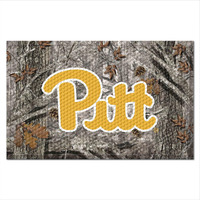 FANMATS 32896 University of Pittsburgh Rubber Scraper Door Mat