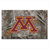 FANMATS 32879 University of Minnesota Rubber Scraper Door Mat