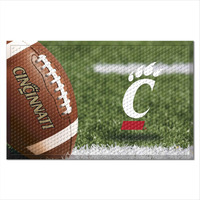 FANMATS 32874 University of Cincinnati Rubber Scraper Door Mat