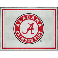 FANMATS 35625 Alabama Crimson Tide 8ft. x 10 ft. Plush Area Rug