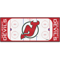 FANMATS 35550 NHL Retro - New Jersey Devils Rink Runner - 30in. x 72in.