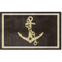 FANMATS 35894 Vanderbilt Commodores 4ft. x 6ft. Plush Area Rug