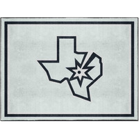 FANMATS 37106 San Antonio Spurs Ulti-Mat Rug - 5ft. x 8ft. | Sports Fan Area Rug, Home Decor Rug and Tailgating Mat
