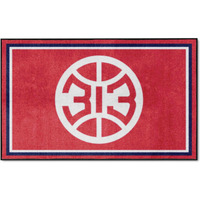 FANMATS 36936 Detroit Pistons 3ft. x 5ft. Plush Area Rug