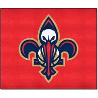 FANMATS 37028 New Orleans Pelicans 5ft. x 8 ft. Plush Area Rug