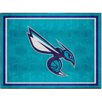 FANMATS 36899 Charlotte Hornets Ulti-Mat Rug - 5ft. x 8ft. | Sports Fan Area Rug, Home Decor Rug and Tailgating Mat