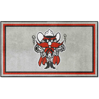 FANMATS 36585 Texas Tech Red Raiders 3ft. x 5ft. Plush Area Rug