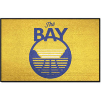 FANMATS 36952 Golden State Warriors Tailgater Rug - 5ft. x 6ft.