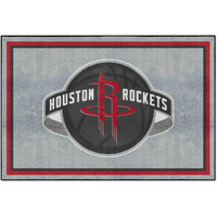 FANMATS 36956 Houston Rockets 5ft. x 8 ft. Plush Area Rug