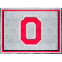 FANMATS 36431 Ohio State Buckeyes 8ft. x 10 ft. Plush Area Rug