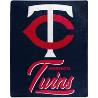 The Northwest Company 1MLB/07070/0017/RET: Raschel 50X60 Signature - Twins