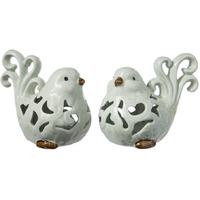 Urban Trends Porcelain Standing Bird Cardinal