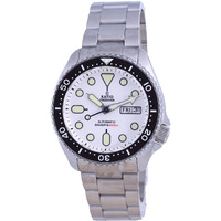 RATIO FreeDiver Dive Watch Sapphire Crystal Automatic Diver Watch 200M Water Resistant Diving Watch for Men (White)