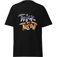 Trick Or Treat Halloween Classic T-Shirt Yellow Size Medium(D0102Hgd4Nu)