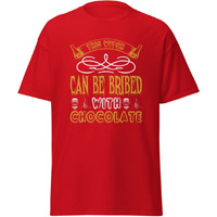 T-Shirt Halloween Can Be Buried With Chocolate Design Red   Size Large(D0102Hgdn4G)