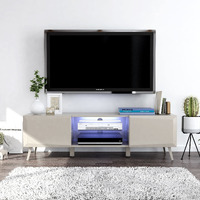 Anderson Teak Altus 59"" Tv Stand  Large  Grey