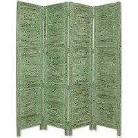 1"" X 76"" X 84"" Green Wood Screen