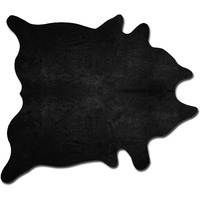 72"" X 84"" Black Cowhide - Rug