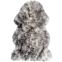 Gradient Grey Animal Print Area Rug