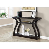 11.5"" X 47.25"" X 32"" Cappuccino Hollow Core Particle Board  Accent Table Hall Console