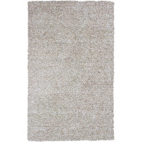 10'X13' Ivory Heather Indoor Shag Rug