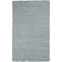 9' X 13' Blue Heather Indoor Shag Rug