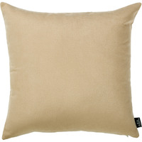 Set Of 2 Light Beige Brushed Twill Decorative Throw Pillow Covers