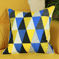 18""X18"" Memphis Printed Decorative Throw Pillow Cover Pillowcase
