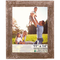 11X14 Rustic Espresso Picture Frame With Plexiglass Holder