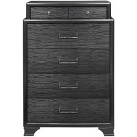 Grey Chest With 6 Drawers