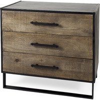 Modern Rustic Light Brown Wooden Cabinet